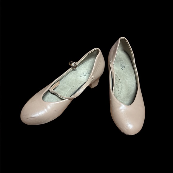Stelle tan ladies Mary Jane dance shoes 7 - Picture 1 of 6
